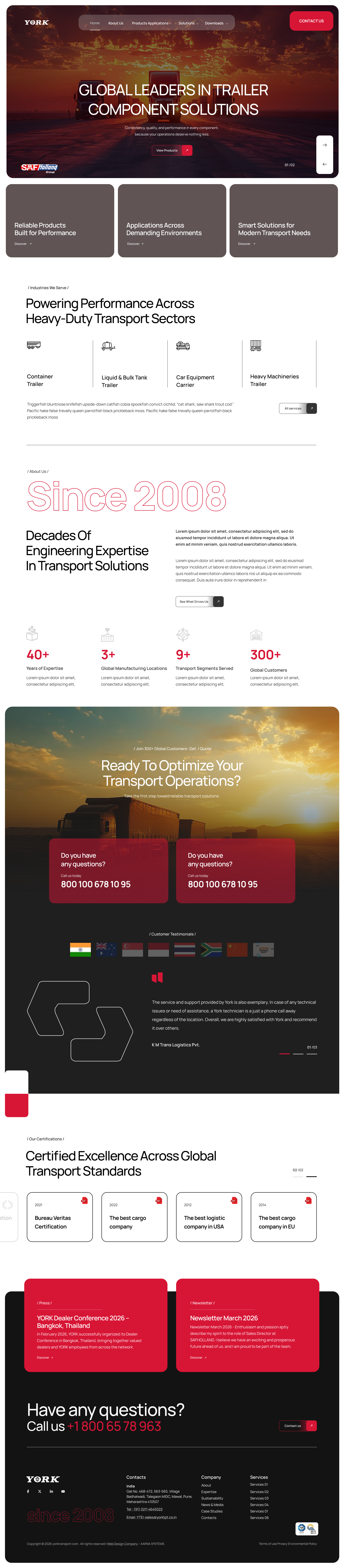 York – Global Leaders in Trailer Component Solutions